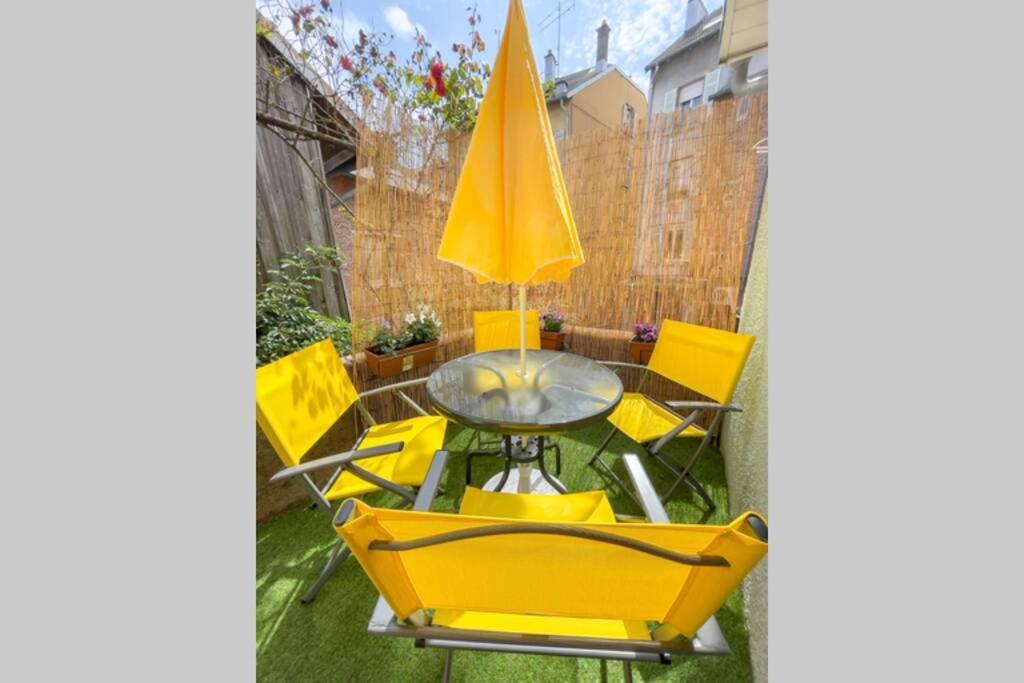 Maisonnette Le Faubourg - Centre Ville, Terrasse Et Netflix Belfort Bagian luar foto