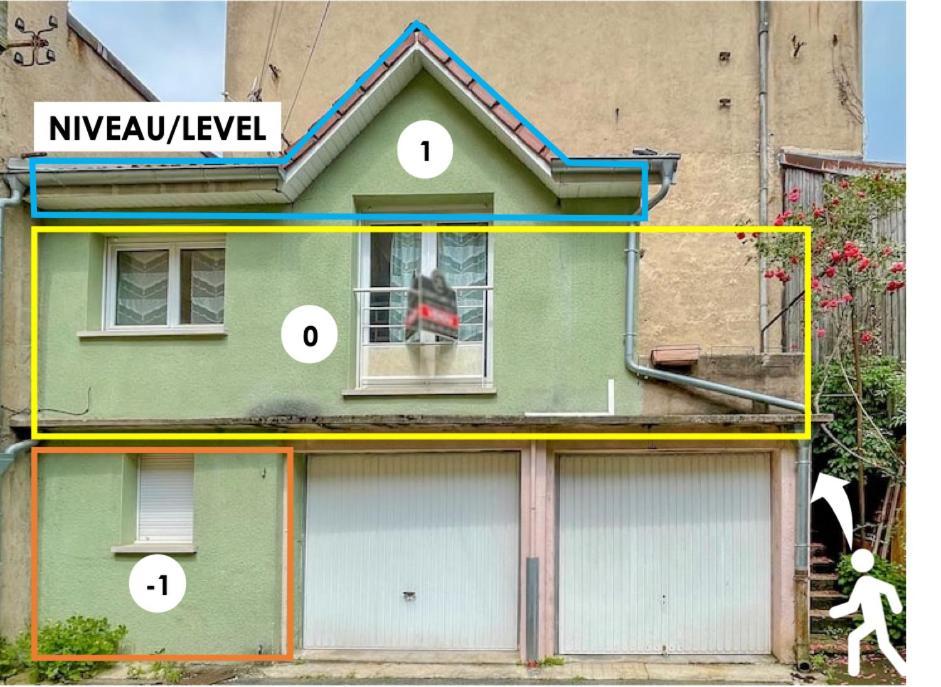 Maisonnette Le Faubourg - Centre Ville, Terrasse Et Netflix Belfort Bagian luar foto